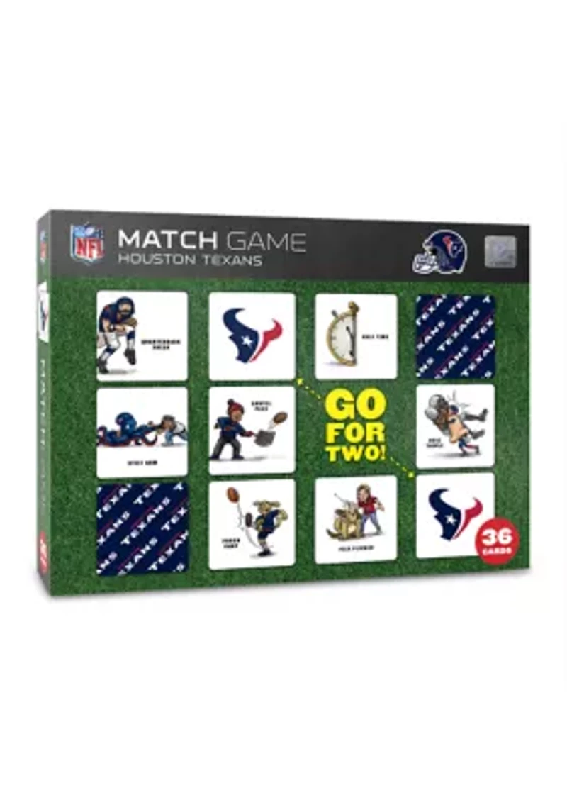 YouTheFan NFL Houston Texans Licensed Memory Match Game