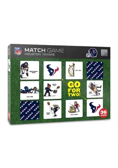 YouTheFan NFL Houston Texans Licensed Memory Match Game