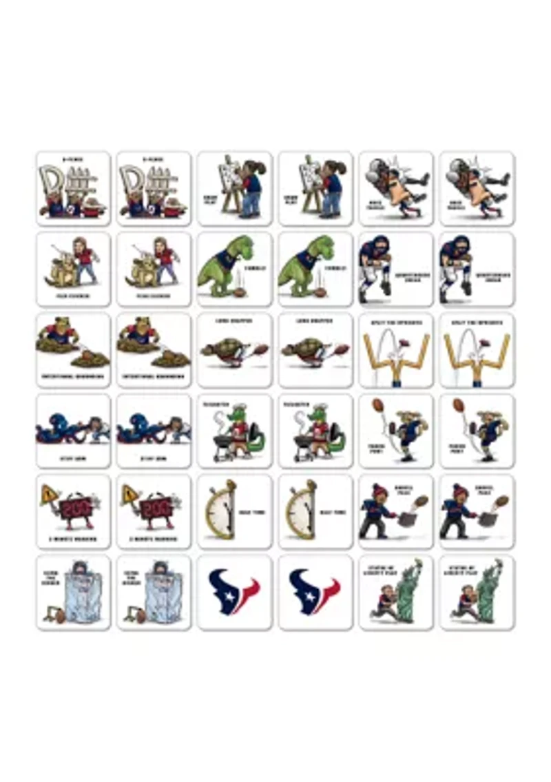 YouTheFan NFL Houston Texans Licensed Memory Match Game