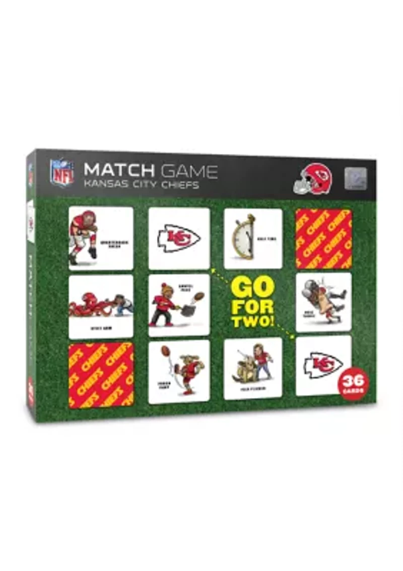 YouTheFan NFL Kansas City Chiefs Licensed Memory Match Game