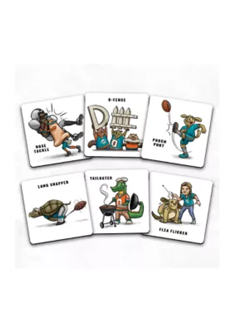 YouTheFan NFL Miami Dolphins Licensed Memory Match Game