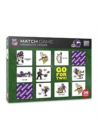YouTheFan NFL Minnesota Vikings Licensed Memory Match Game
