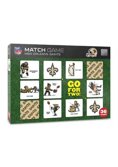 YouTheFan NFL New Orleans Saints Licensed Memory Match Game