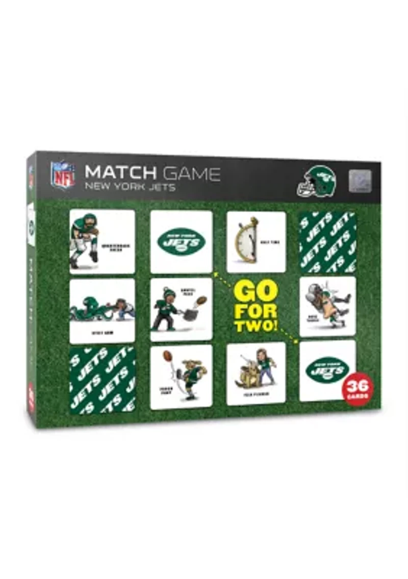 YouTheFan NFL New York Jets Licensed Memory Match Game