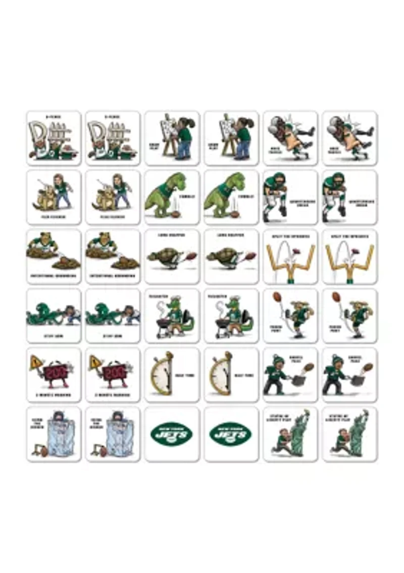 YouTheFan NFL New York Jets Licensed Memory Match Game