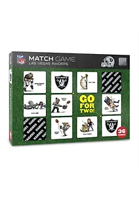 Oakland Raiders YouTheFan NFL Las Vegas Raiders Licensed Memory Match Game