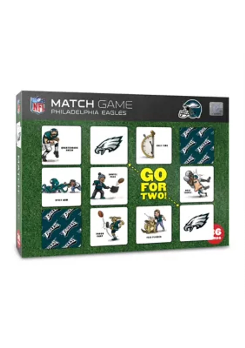 YouTheFan NFL Philadelphia Eagles Licensed Memory Match Game
