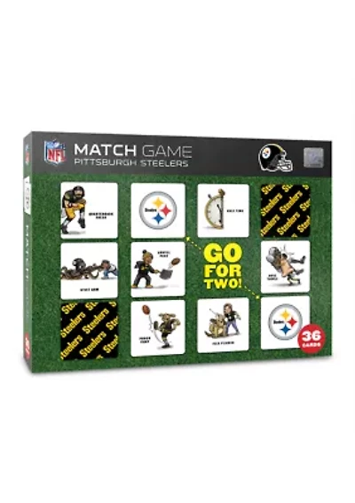 YouTheFan NFL Pittsburgh Steelers Licensed Memory Match Game