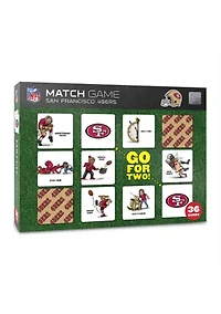YouTheFan NFL San Francisco 49ers Licensed Memory Match Game