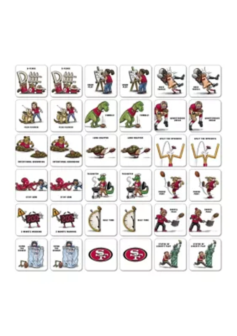 YouTheFan NFL San Francisco 49ers Licensed Memory Match Game