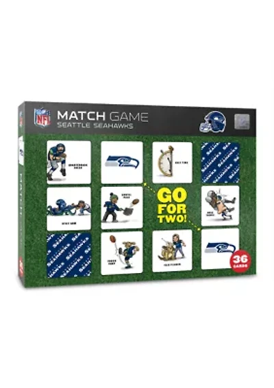 YouTheFan NFL Seattle Seahawks Licensed Memory Match Game