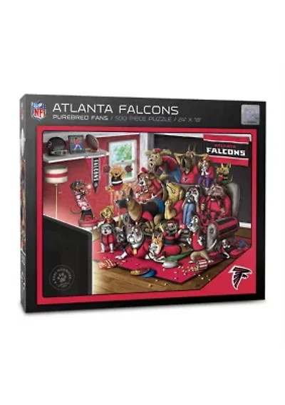 YouTheFan NFL Atlanta Falcons Purebred Fans 500pc Puzzle - "A Real Nailbiter"