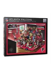 YouTheFan NFL Atlanta Falcons Purebred Fans 500pc Puzzle - "A Real Nailbiter"