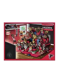 YouTheFan NFL Atlanta Falcons Purebred Fans 500pc Puzzle - "A Real Nailbiter"