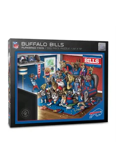 YouTheFan NFL Buffalo Bills Purebred Fans 500pc Puzzle - "A Real Nailbiter"