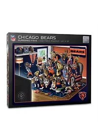 YouTheFan NFL Chicago Bears Purebred Fans 500pc Puzzle - "A Real Nailbiter"