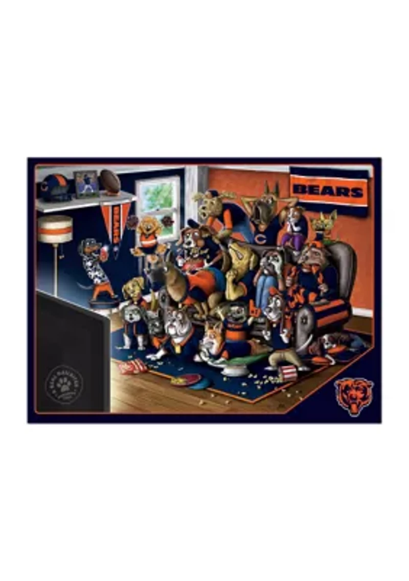 YouTheFan NFL Chicago Bears Purebred Fans 500pc Puzzle - "A Real Nailbiter"