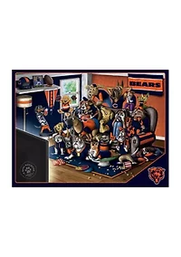 YouTheFan NFL Chicago Bears Purebred Fans 500pc Puzzle - "A Real Nailbiter"