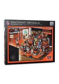 YouTheFan NFL Cincinnati Bengals Purebred Fans 500pc Puzzle - "A Real Nailbiter"