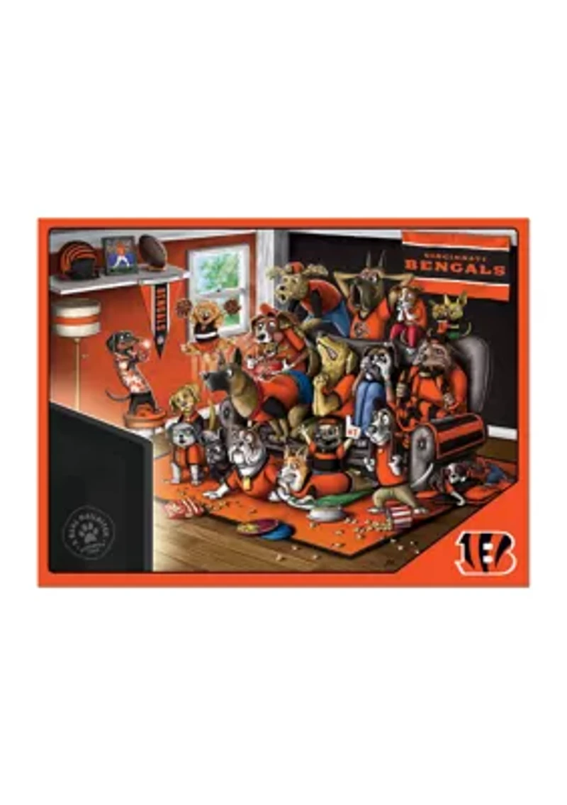 YouTheFan NFL Cincinnati Bengals Purebred Fans 500pc Puzzle - "A Real Nailbiter"