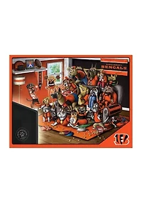 YouTheFan NFL Cincinnati Bengals Purebred Fans 500pc Puzzle - "A Real Nailbiter"