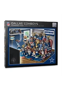 YouTheFan NFL Dallas Cowboys Purebred Fans 500pc Puzzle - "A Real Nailbiter"