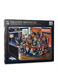 YouTheFan NFL Denver Broncos Purebred Fans 500pc Puzzle - "A Real Nailbiter"