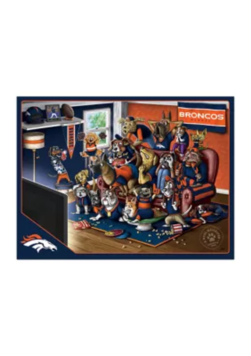 YouTheFan NFL Denver Broncos Purebred Fans 500pc Puzzle - "A Real Nailbiter"