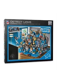 YouTheFan NFL Detroit Lions Purebred Fans 500pc Puzzle - "A Real Nailbiter"