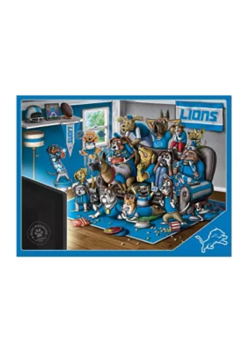 YouTheFan NFL Detroit Lions Purebred Fans 500pc Puzzle - "A Real Nailbiter"