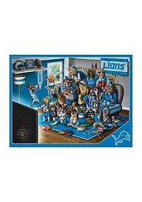 YouTheFan NFL Detroit Lions Purebred Fans 500pc Puzzle - "A Real Nailbiter"