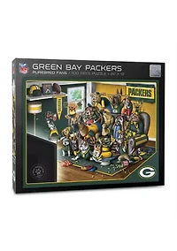 YouTheFan NFL Green Bay Packers Purebred Fans 500pc Puzzle - "A Real Nailbiter"