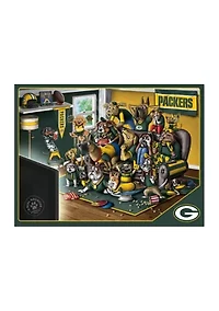 YouTheFan NFL Green Bay Packers Purebred Fans 500pc Puzzle - "A Real Nailbiter"