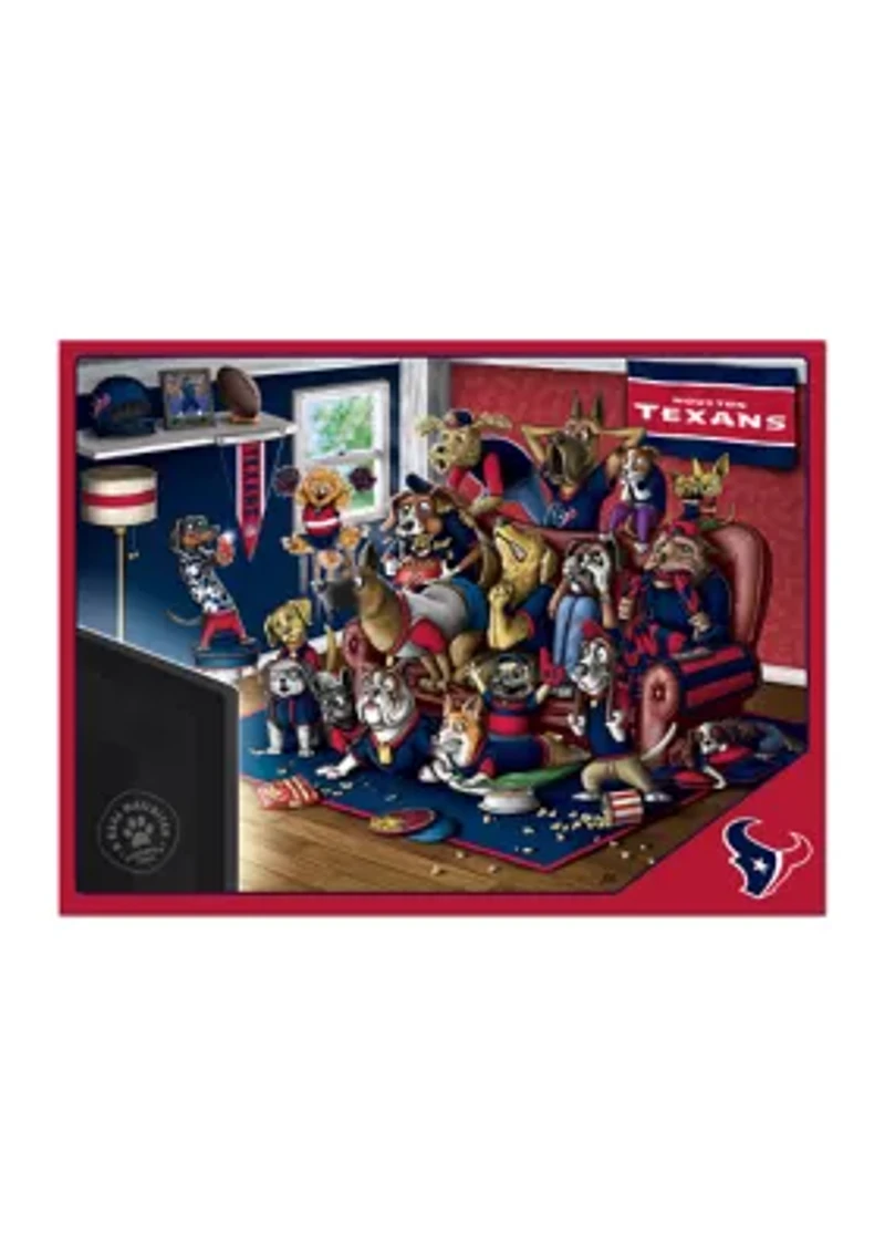 YouTheFan NFL Houston Texans Purebred Fans 500pc Puzzle - "A Real Nailbiter"