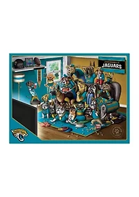 YouTheFan NFL Jacksonville Jaguars Purebred Fans 500pc Puzzle - "A Real Nailbiter"
