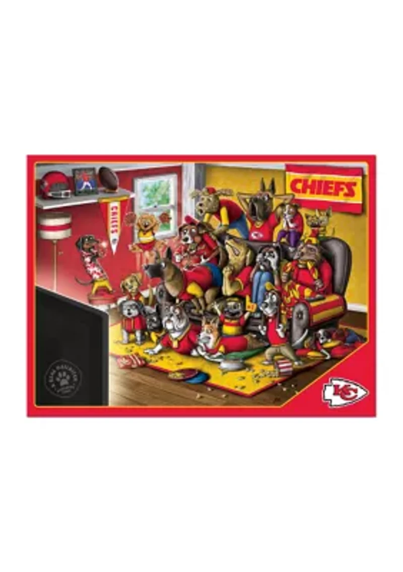 YouTheFan NFL Kansas City Chiefs Purebred Fans 500pc Puzzle - "A Real Nailbiter"