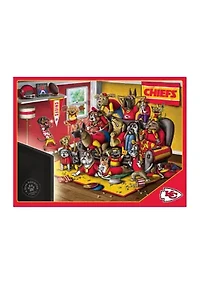 YouTheFan NFL Kansas City Chiefs Purebred Fans 500pc Puzzle - "A Real Nailbiter"
