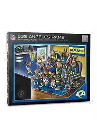 YouTheFan NFL Los Angeles Rams Purebred Fans 500pc Puzzle - "A Real Nailbiter"