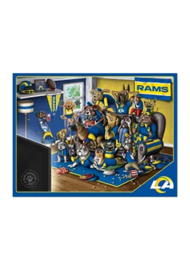 YouTheFan NFL Los Angeles Rams Purebred Fans 500pc Puzzle - "A Real Nailbiter"