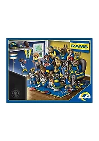 YouTheFan NFL Los Angeles Rams Purebred Fans 500pc Puzzle - "A Real Nailbiter"