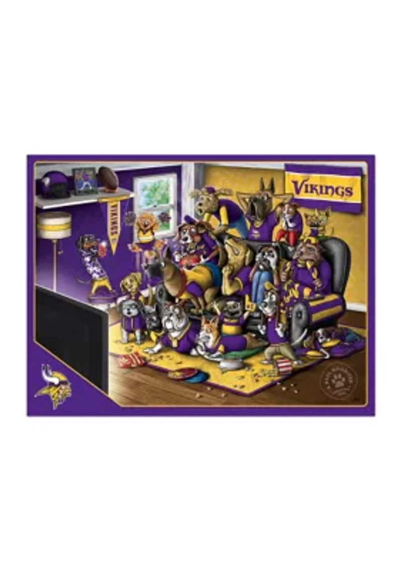 YouTheFan NFL Minnesota Vikings Purebred Fans 500pc Puzzle - "A Real Nailbiter"