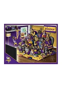 YouTheFan NFL Minnesota Vikings Purebred Fans 500pc Puzzle - "A Real Nailbiter"