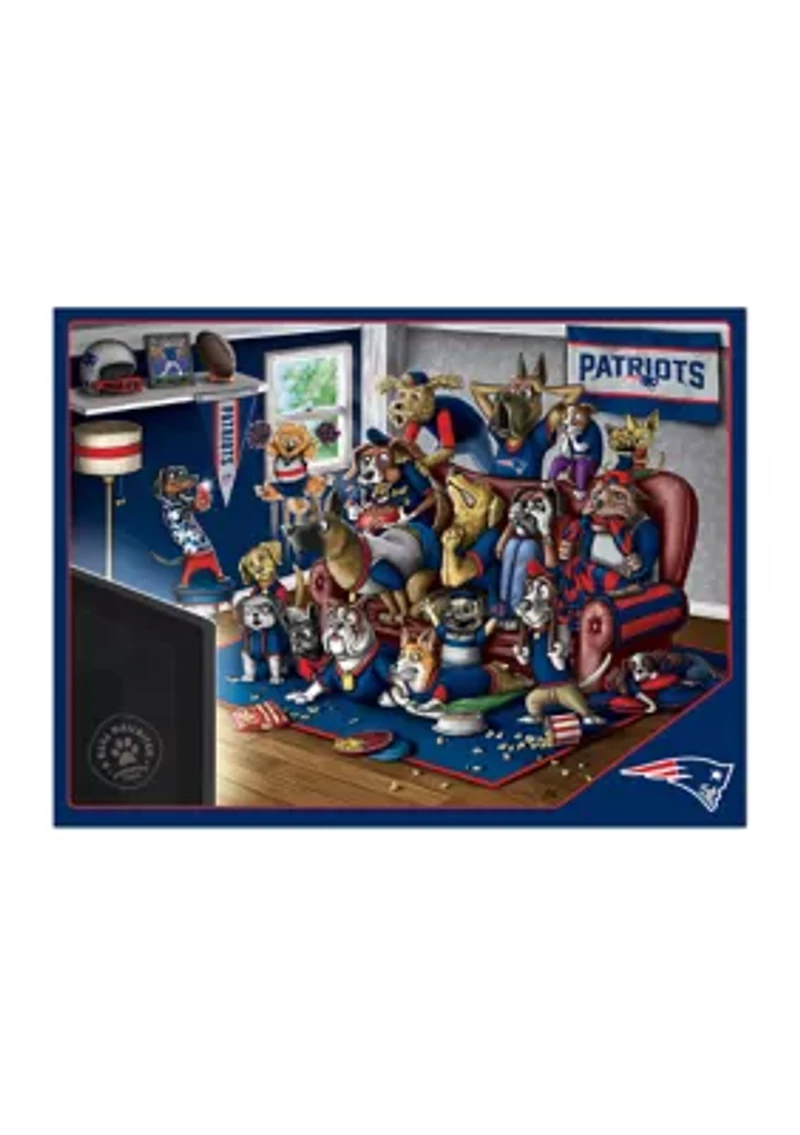 YouTheFan NFL New England Patriots Purebred Fans 500pc Puzzle - "A Real Nailbiter"