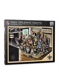 YouTheFan NFL New Orleans Saints Purebred Fans 500pc Puzzle - "A Real Nailbiter"