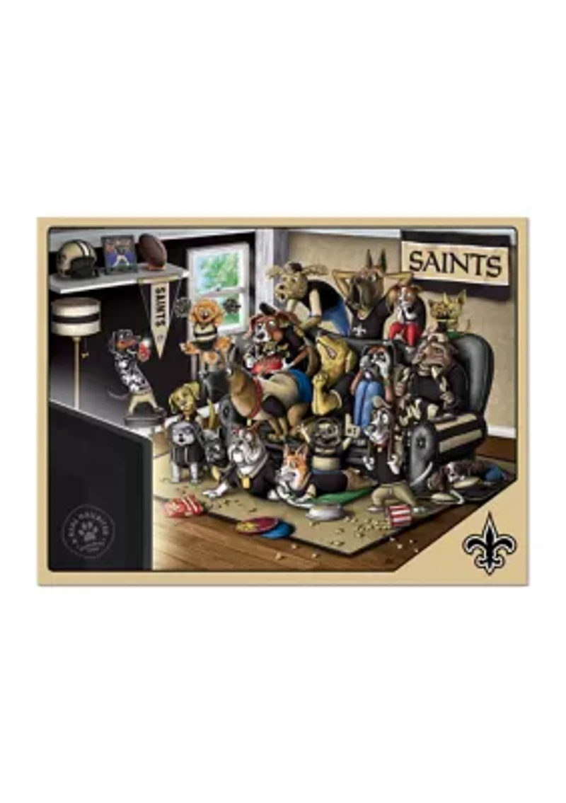 YouTheFan NFL New Orleans Saints Purebred Fans 500pc Puzzle - "A Real Nailbiter"