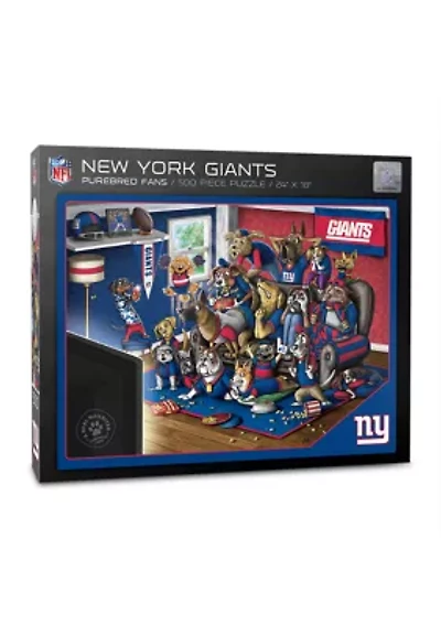 YouTheFan NFL New York Giants Purebred Fans 500pc Puzzle - "A Real Nailbiter"