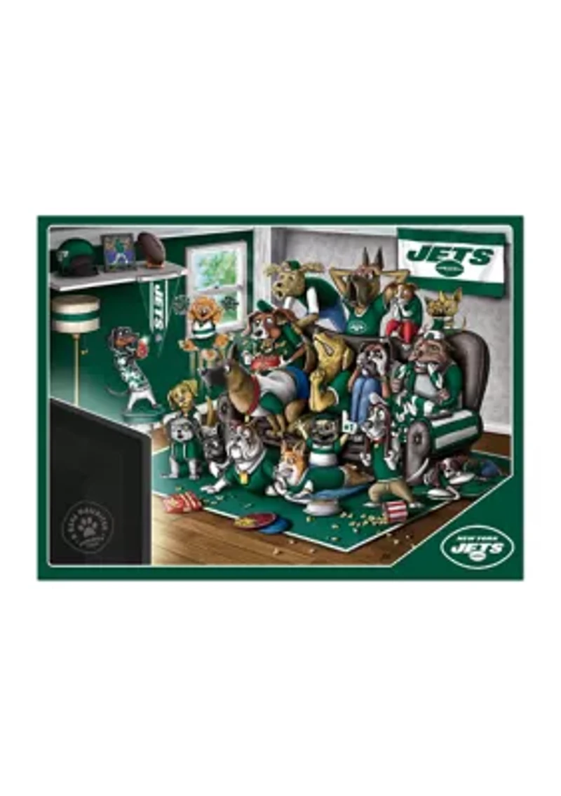 YouTheFan NFL New York Jets Purebred Fans 500pc Puzzle - "A Real Nailbiter"