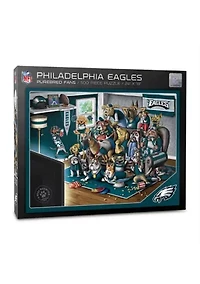 YouTheFan NFL Philadelphia Eagles Purebred Fans 500pc Puzzle - "A Real Nailbiter"
