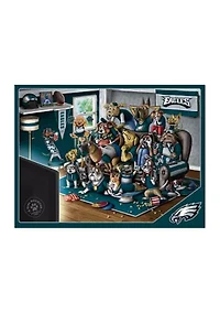 YouTheFan NFL Philadelphia Eagles Purebred Fans 500pc Puzzle - "A Real Nailbiter"