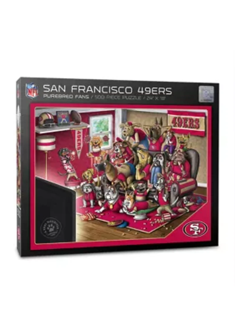 YouTheFan NFL San Francisco 49ers Purebred Fans 500pc Puzzle - "A Real Nailbiter"